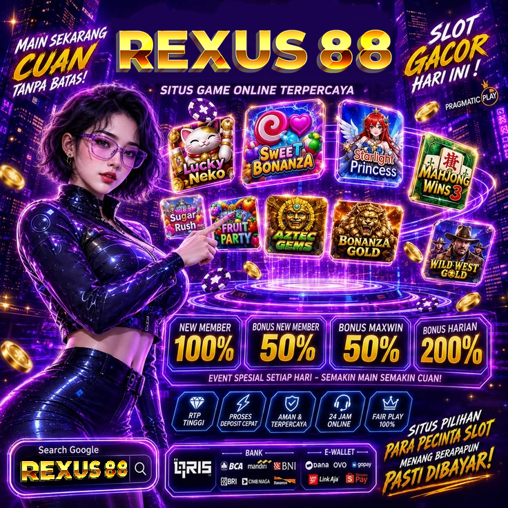 REXUS88 situs slot online dengan pilihan game populer